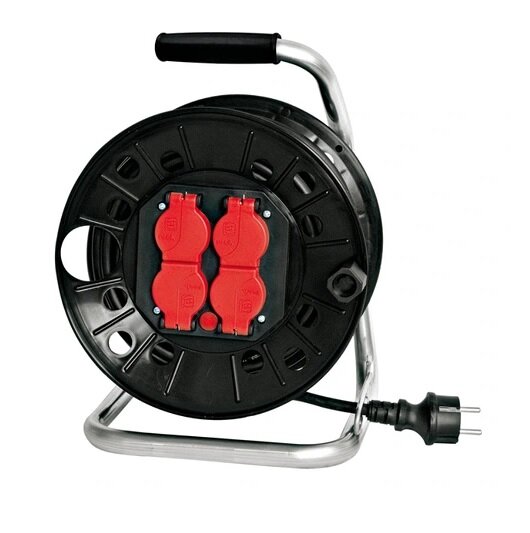 Weingärtner Kabeltrommel 60759 Top-Line Profibau H07RN-F 3G1,5, 40 m, 230 V