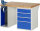 RAU Werkbank 7510A2, B1250xT900xH890mm, 4xSchublade-VA, 1xSSKL, 13-7510A2-129B4M.11