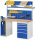 RAU Werkbank 7510A2, B1500xT900xH890mm, 4xSchublade-VA, 1xSSKL, 13-7510A2-159B4M.11