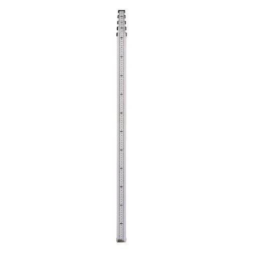 Profibau Teleskopnivelliermeter 60790 5 m, mit mm-Teilung, für Rotationslaser