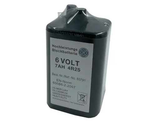 TOOLS Profibau Trockenbatterie 60791 4R25, 6 V, 7 Ah, Quecksilberfrei