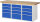 RAU Werkbank 7510A4, B2000xT900xH840mm, 12xSchublade-VA, 13-7510A4-209B4S.11