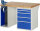 RAU Werkbank 7511A2, B1250xT900xH840mm, 5xSchublade-VA, 1xSSKL, 13-7511A2-129B4S.11