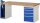 RAU Werkbank 7511A2, B2000xT900xH890mm, 5xSchublade-VA, 1xSSKL, 13-7511A2-209B4M.11