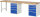 RAU Werkbank 7511A8, B3000xT700xH890mm, 10xSchublade-VA, 13-7511A8-307B4M.11