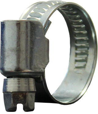 Profibau Schlauchklemme 65182 W1 1 Zoll, Spannbereich 25-40 mm, 12 mm Bandbreite, Stahl verzinkt