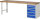 RAU Werkbank 7515A1, B2500xT700xH890mm, 6xSchublade-VA, 13-7515A1-257B4M.11