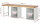 RAU Werkbank 7515A8, B2500xT700xH890mm, 12xSchublade-VA, 13-7515A8-257B4M.11