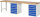 RAU Werkbank 7516A8, B3000xT700xH890mm, 12xSchublade-VA, 13-7516A8-307B4M.11