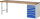 RAU Werkbank 7517A1, B2500xT700xH840mm, 7xSchublade-VA, 13-7517A1-257B4S.11