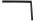 Profibau Bauwinkel 70174, 400 x 600 mm, 90°, Stahl 2 mm, beidseitige mm- und cm-Einteilung