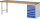 RAU Werkbank 7519A1, B2500xT700xH840mm, 8xSchublade-VA, 13-7519A1-257B4S.11