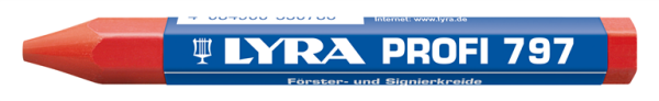LYRA Förster- und Signierkreide, 12 x 120 mm, rot, 12er Pack