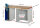 RAU Werkbank 7610A2, B1500xT700xH840mm, 4xSchublade-VA, 1xSSKL, 13-7610A2-157B4S.11