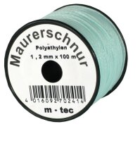 Lot-Maurerschnur 70241 Polyäthylen grün, 1,2...