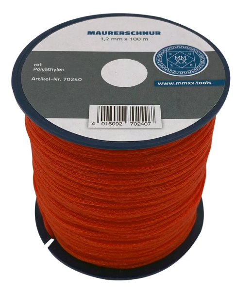 MMXX Lot-Maurerschnur 100 m Rolle 17 mm grün Polyäthylen