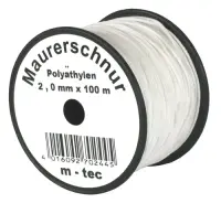 TOOLS Lot-Maurerschnur 70244 Polyäthylen weiß,...