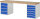 RAU Werkbank 7821A3, B2500xT700xH890mm, 10xSchublade-VA, 13-7821A3-257B4M.11