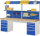 RAU Werkbank 7822A3, B2500xT700xH890mm, 12xSchublade-VA, 13-7822A3-257B4M.11