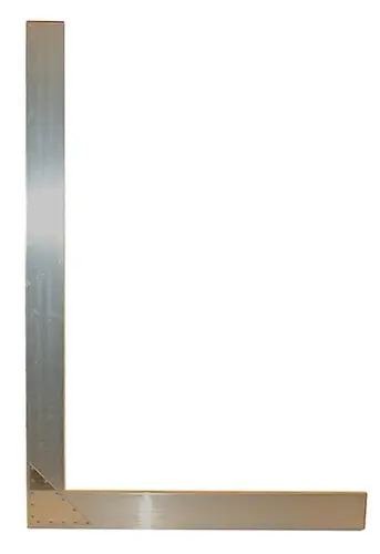 Profibau Alu-Bauwinkel 70261, 100 x 150 cm, 90°, mit Mittelsteg, vernietet