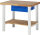 RAU Werkbank 7001I7, B1000xT700xH840mm, Ablageboden Buche, 1xSchublade-TA, 03-7001I7-107R4S.11
