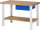 RAU Werkbank 7001I7, B1250xT700xH840mm, Ablageboden Buche, 1xSchublade-TA, 03-7001I7-127R4S.11