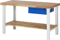 RAU Werkbank 7001I7, B1500xT700xH840mm, Ablageboden...