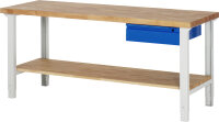 RAU Werkbank 7001I7, B2000xT700xH790-1140mm, Ablageboden...