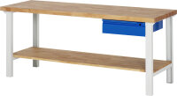 RAU Werkbank 7001I7, B2000xT700xH840mm, Ablageboden...
