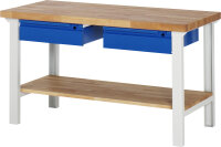 RAU Werkbank 7002I7, B1500xT700xH840mm, Ablageboden...