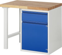 RAU Werkbank 7502I1, B1000xT700xH890mm, 1xSchublade-TA, 1xTür, 03-7502I1-107R4M.11