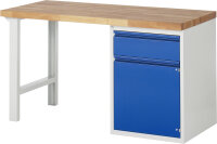 RAU Werkbank 7502I1, B1500xT700xH890mm, 1xSchublade-TA,...