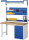 RAU Werkbank 7502I1, B1500xT700xH840mm, 1xSchublade-TA, 1xTür, 03-7502I1-157R4S.11