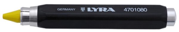 LYRA Kreidehalter für 12 mm Durchmesser Produktvariante: für Kreiden 11-12 mm 8-eckig Körper aus extrem schlagfestem Kunststoff (ABS) Druck-Mechanik und Klemme aus Metall