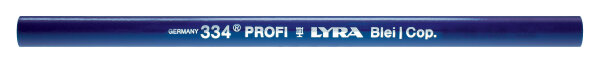 LYRA Bleikopierstift 70301 2/3 Blei 1/3 Kopiermine blau, 240 mm, oval
