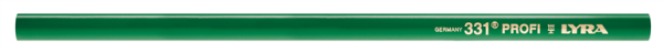 LYRA Steinhauerstift, 300 mm, oval, grün