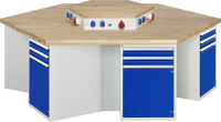 RAU Gruppenwerkbank 492-EA, B2700xT2340xH890mm,...