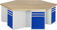 RAU Gruppenwerkbank 492, B2700xT2340xH890mm,...