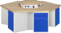 RAU Gruppenwerkbank 467I-EA, B2700xT2340xH890mm,...