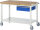 RAU Fahrbare Werkbank 8001, B1250xT700xH880-1080mm, Ablageboden-MT, 1xSchublade-TA, 05-8001A6-127B4H.11
