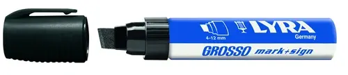 LYRA Permanent-Marker 70380 rot, 4-12 mm, für glatte und poröse Oberflächen