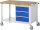 RAU Fahrbare Werkbank 8157, B1250xT700xH880-1080mm, 3xSchublade-TA, 05-8157A6-127B4H.11