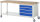 RAU Fahrbare Werkbank 8262, B2000xT700xH880mm, 4xSchublade-TA, 05-8262A6-207B4S.11