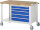 RAU Fahrbare Werkbank 8271, B1250xT700xH880-1080mm, 5xSchublade-TA, 05-8271A6-127B4H.11