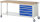 RAU Fahrbare Werkbank 8271, B2000xT700xH880mm, 5xSchublade-TA, 05-8271A6-207B4S.11