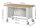 RAU Fahrbare Werkbank 8357, B1500xT700xH880mm, 3xSchublade-TA, 05-8357A2-157B4S.11