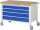 RAU Fahrbare Werkbank 8362, B1250xT700xH880-1080mm, 4xSchublade-TA, 05-8362A2-127B4H.11