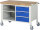 RAU Fahrbare Werkbank 8462, B1250xT700xH880-1080mm, 3xSchublade-TA, 05-8462A2-127B4H.11