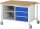 RAU Fahrbare Werkbank 8462, B1250xT900xH880-1080mm, 3xSchublade-TA, 05-8462A2-129B4H.11