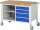 RAU Fahrbare Werkbank 8463, B1250xT700xH880mm, 4xSchublade-TA, 05-8463A2-127B4S.11